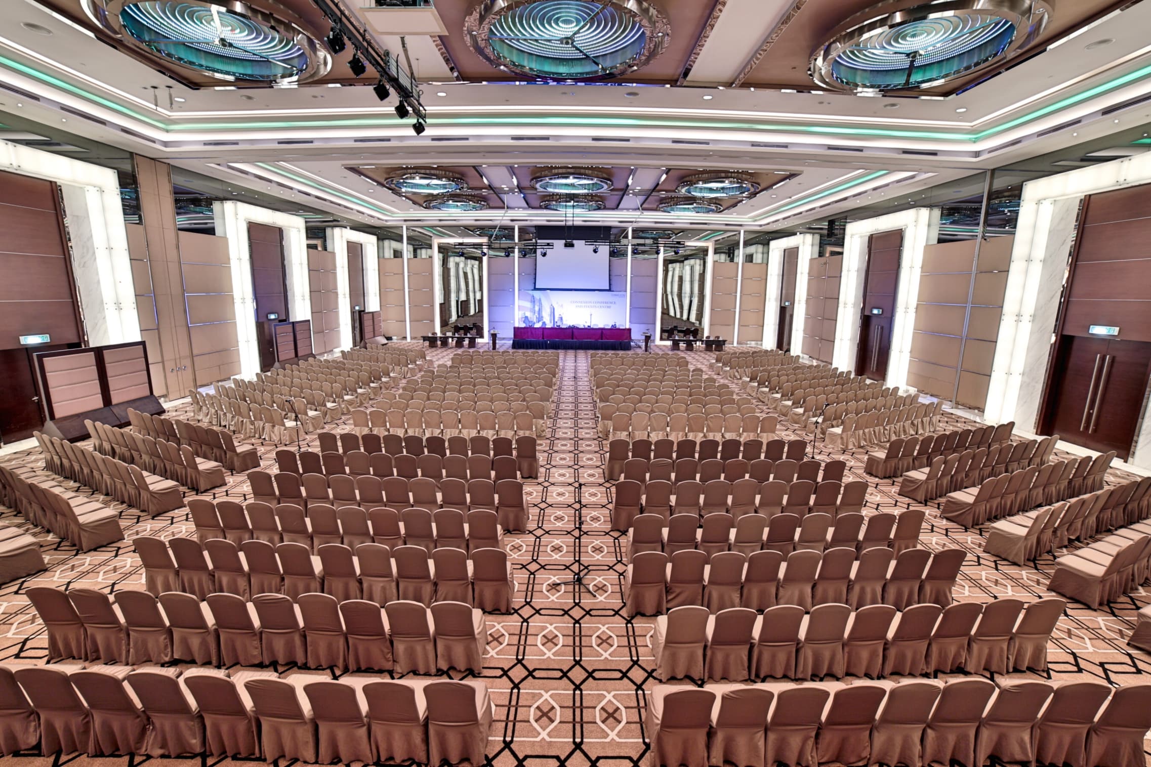 A large conference hall