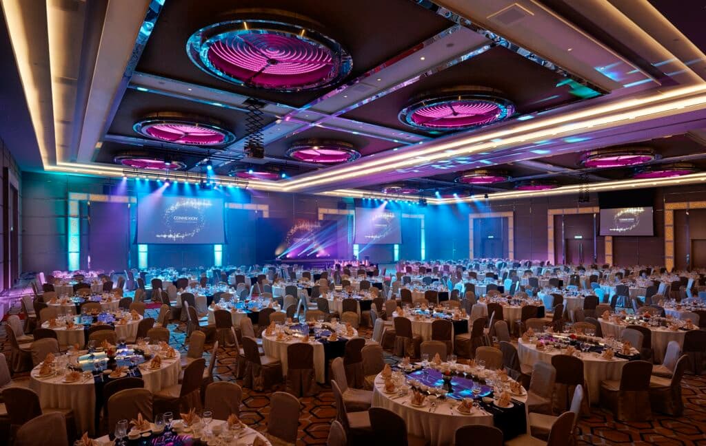 A beautiful ballroom